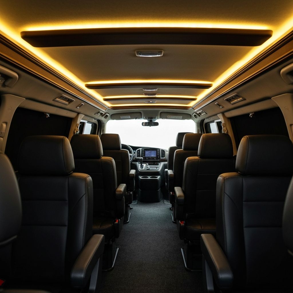 Luxury Hiace interior